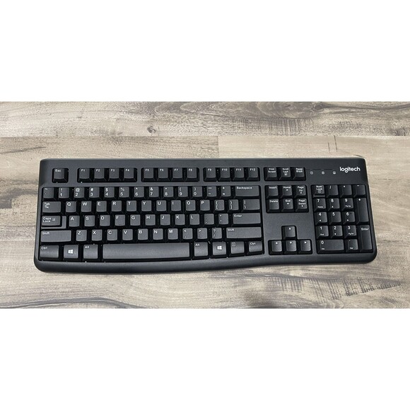 Logitech K120 Ergonomic Desktop USB Wired Keyboard Plug and Play - Picture 2 of 4